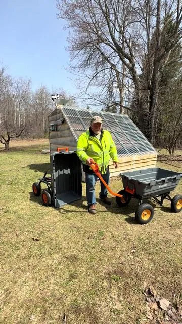 Vevor garden yard dump carts are back with a limited stock. Get yours before they sell out again. Special free shipping for a limited time. ##gardening##garden##landscaping##yardwork##cart