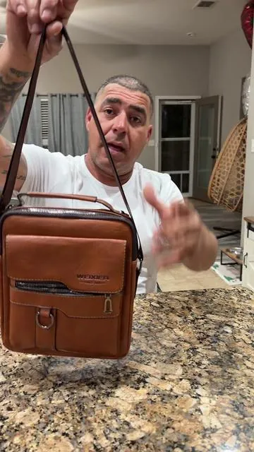 Bolso de cuero legítimo de hombre #paratiiiiiiiiiiiiiiiiiiiiiiiiiiiiiiiiii #tiktokshop #tiktokshopcreatorpicks #tiktokshopholidayhaul 