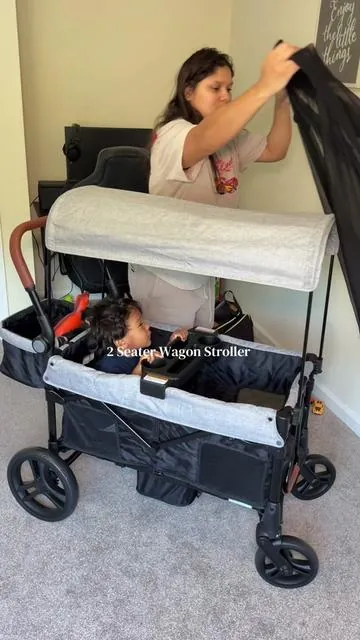 FLASH SALE! 2 Seater Wagon Stroller 💯 definitely worth !! #wagonstoller #stroller 