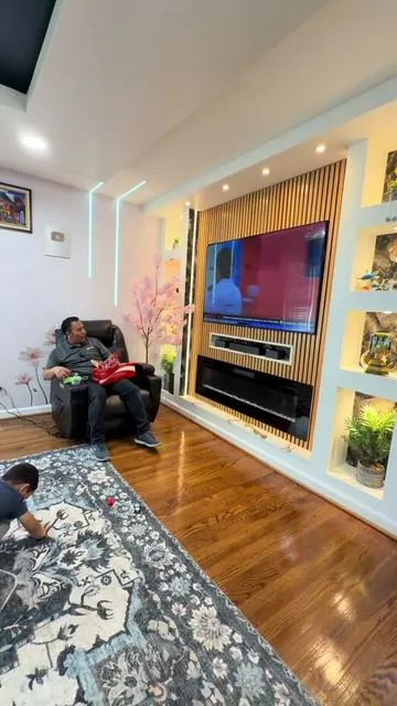 Un buen sofá 🛋️ para sala sin necesidad de armar solamente destapar y listo #tiktokshop 