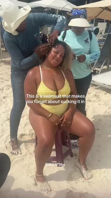 Soo much support and stretch #tiktokcreatorpicks #midsizeswim #curvyswim #summerswimwear 