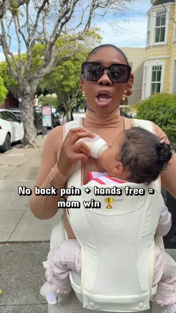 I can actually wear my baby for hours now 🙌🏾 #babycarrier #babywearing #babywearingmom #babycarriers #ttshop 