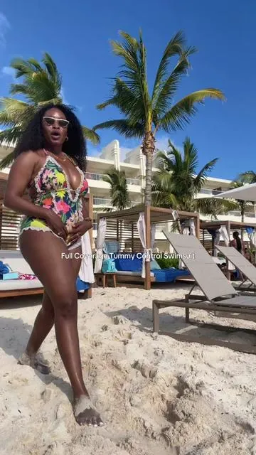 Full Coverage Swimsuit Tummy Control Full Back Floral One Piece #aprillakeswimwear #swimsuitseason #tiktokshopcreatorpicks #onepieceswimsuit #fullcoverageswimsuit 