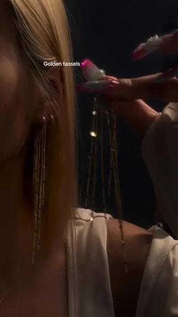 #jewelry #earrings #accessories #tassel #tewiky #fashiontiktok 