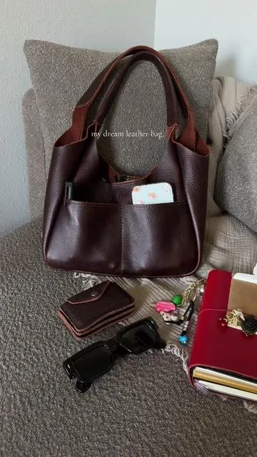 the Madison by Portland leather is a DREAM. The perfect shoulder bag she’s so gorgeous #leather #plgpartner #leatherbag #purses #bags 