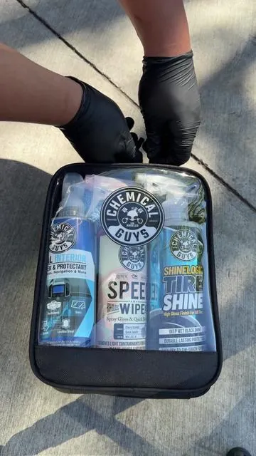 Clean your car in between washes with the Exterior Express Wash Kit! #AutoCare #ChemicalGuys #BeforeAfter #CarDetailing #DetailingLife #ShinyCar
