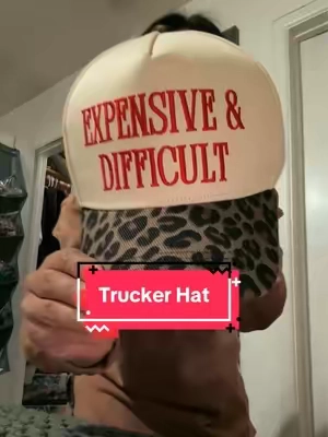 This embroidered cap says it all!! That leopard print ads that perfect WOW to it. #cap #fashiondeals  #embroideredcap  #womensfashion #truckerhat 
