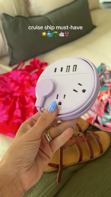 We crusie all the time. And this is the number one cruise must-have, especially if you’re not booked on a brand new ship. Older ships usually only have one outlet and that just doesn’t cut it. #cruise #carnival #cruisemusthaves #cruisetok 
