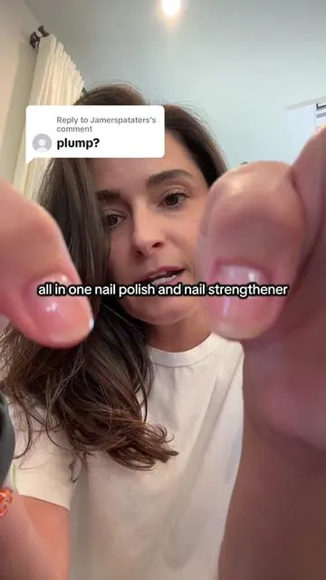 Replying to @Jamerspataters yep! It’s a visually volumizing effect 🥰💅Formulated with collagen and AHAs to target hydration and strength for visibly fuller looking nails in one step 🥰 Manucurist’s Active Plump is an all-in-one nail polish and nail strengthener in one bottle ✨ #nailsoftiktok #diynails #beautyhacks #nailcare #collagen @Manucurist 