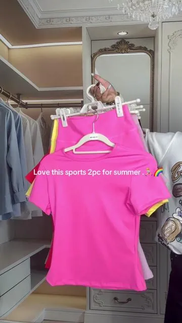 #gymset#yogaset#gymootd#gymwear#tchic 