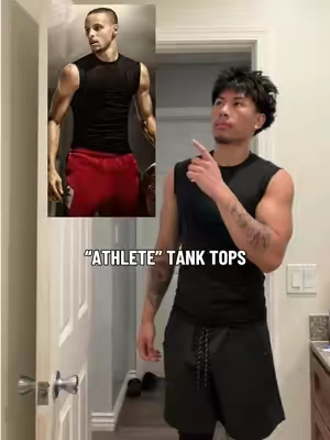 size reference: 5’11 / 175 lbs / medium #compressionshirt #tanktops #athleisure #athleticwear 