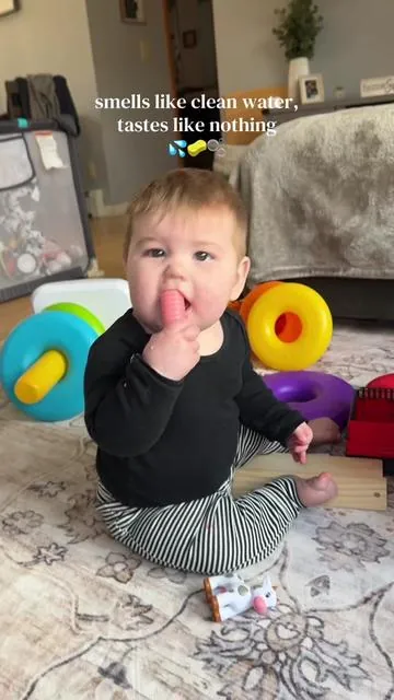 This is the only cleaner I trust to spray on things that go in my baby’s mouth  @Think Smarter Products  #babysafe #cleantok #clean #momlife #newmom 