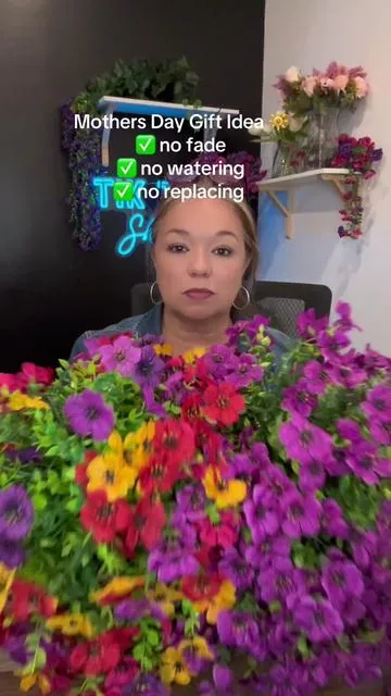 Mother's Day gift idea are these gorgeous uv protected artificial flowers #tiktokshopmothersday #tiktokshopstockup #cheapmothersdaygiftidea 