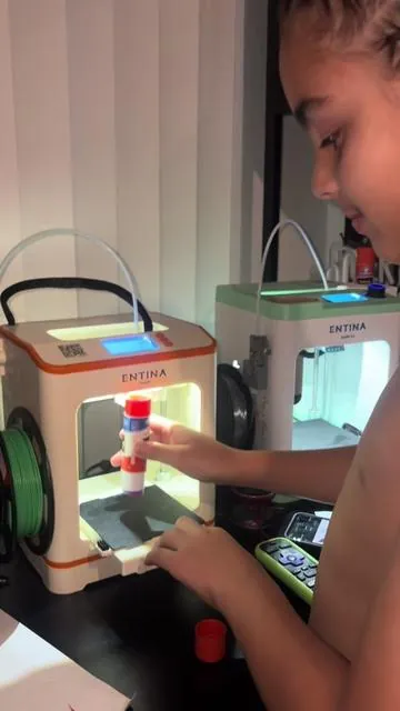 We love painting them as well it’s so satisfying! #entina #entina3dprinter #kids3dprinter #3dprinting #3dprinted 