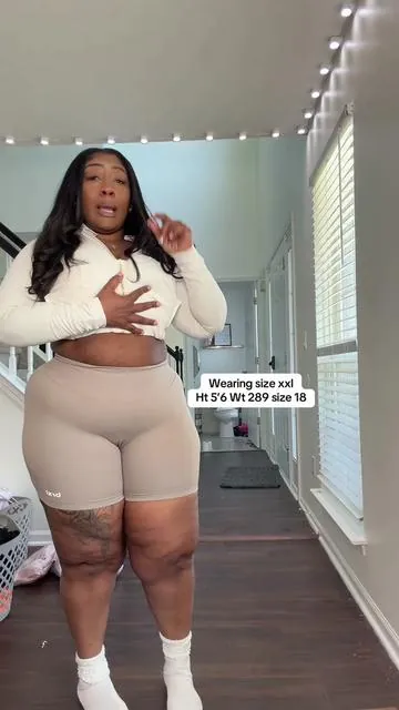 Almost sold out! These compression shorts bikers are thick thigh friendly #bikershorts #plussizefashion #shorts #mothersdaysale #stockup 