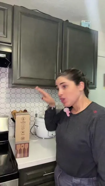 Juego de utensilios de cocina de silicona HENKELIVING,  de 10 piezas para cocinar, con mangos de madera resistentes al calor antiadherentes#mothersdaygift #kitch #utenciliosdecocina #psratiiiiiiiiiiiiiiiiiiiiiiii #gif 