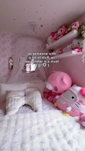 otherwise I’d be sneezing nonstop from the dust 🤧 @Morento Shop #airpurifier #airpurifiers #room #roomtour #roomdecor 