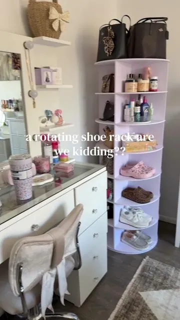 #rotatingshoerack #shoerack #rotatingorganizer #tiktokshopcreatorpicks 