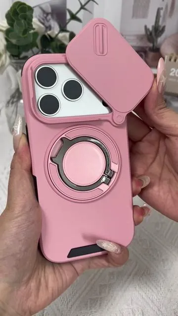 Phone cases available for models ranging from the iPhone 12 to the 17-complete with lens protection. The best part? Free shipping!#viral #phonecase #protectyourphone #magsafecase #phonecasewithstand