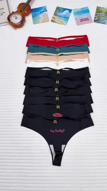 5-pack fun print panties, sexy, comfy & hubby-approved! 🔥🖤#panties #sexy #underwear #nightwear #womensfashion 
