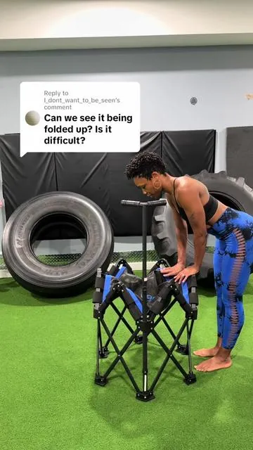 Replying to @I_dont_want_to_be_seen This fold up trampoline is very easy to unfold and fold up. #trampoline #minitrampoline #trampolineworkout #athomeworkout 