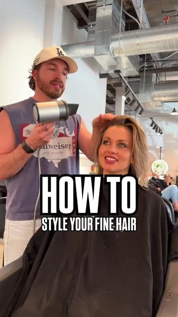 HOW TO STYLE YOUR FINE HAIR 👀  The video y’all have been asking for!  Bondiboost has changed my client’s lives!  #hairstylingtutorial #hairtutorial #finehair #finehairstyles #tutorials 