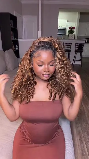 4 Hairstyles to try on your Burmese curly 1/2 wig🥰  Try something other than just a flip over!!  @OQHAIR @oqhairshop #oqhair #burmesecurlyhalfwig #halfwighairstyle #halfwighairstyles #oqhairhalfwig 