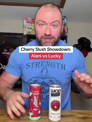 The new Cherry Slush Lucky Energy vs the top selling SKU from Alani, one of the biggest energy drink brands in the world. The new slush line from Lucky stands tall! #luckyenergy #cherryslush #energydrinks #alaninu 