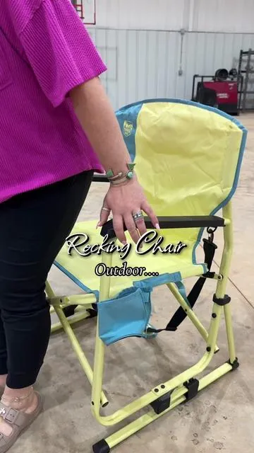 Outdoor Rocking Chair #outdoorliving #outdoors #foldablechair #TikTokshopStockUp #tiktokshopmothersday @QVC, Inc 