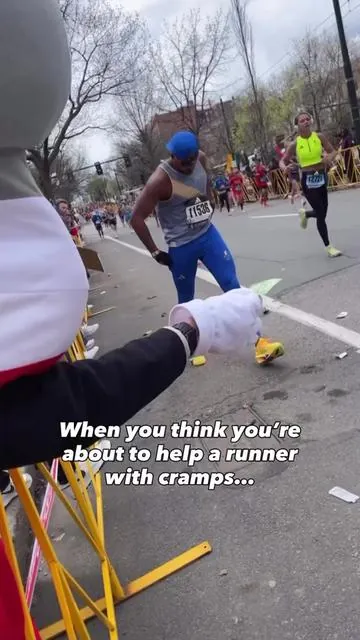 We were so close 😭 #bostonmarathon #marathon #runtok #runner 
