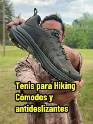 Tenis para hiking cómodos y antideslizantes, perfectos para el día a día o actividades en exteriores #tiktokshopcreatorpicks #nortiv8 #Hiking #workboots #workshoes 