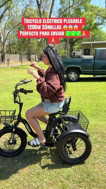 Tricyclo  eléctrico #paratiiiiiiiiiiiiiiiiiiiiiiiiiiiiiii #tiktokshopmothersday #tricycle #bicicleta #cuban 
