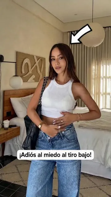 Jeans bajos y anchos con bolsillo con cremallera, casual, todas las estaciones, oferta limitada #girlsfashion #findeañocontiktokshop🔥 #unisexfashion #accesoriosparamujeres #womenclothes #widelegpantsoutfit #fashionlatina #exitojeans #tiktokshophotsale🔥 #bolsasdemujer