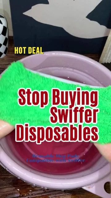 If you have a swiffer, you should know this!🤫🧼 #swiffer #swifferhack #reusablepads #Tiktokshopstockup #tiktokshopmothersday
