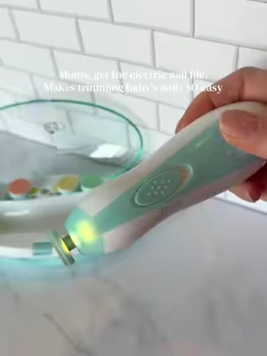 An electric nail file is one of my most used baby items! Keeps my child’s nails short, without having to worry about accidentally clipping his skin with regular clippers!  #babymusthaves #babyfinds #stayathomemom #momfinds #firsttimemom 