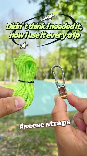 Fast setup, secure hold, stress-free camping#straps #knot #rope #seesesuperbrandday #tiktokshopstockup 