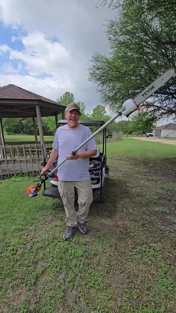 VEVOR  6-in-1 Multi-Functional Trimming Tools with Gas Hedge Trimmer,  , Weed Eater, String Trimmer, Brush Cutter, Edger & Pole Saw Chainsaw Pruner Whacker Shoulder harness VEVOR Super Brand Day #tiktokshopmothersday #tiktokshopcreatorpicks #polesaw #stringtrimmer #vevorttshop 