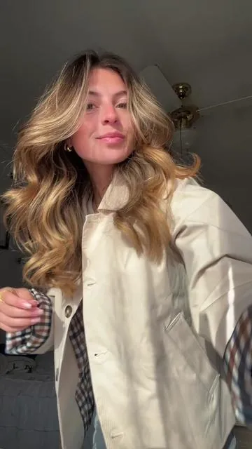 #draft the cutest jacket wow #trenchcoat #croppedtrenchcoat #trench #coat