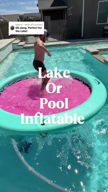 Replying to @⚡️Mitch 🗝️  It’s great for people who go to the lake and people who are tired of their floaties only lasting 1 season. #Boating #floating #poolinflatable #tiktokshopstockup #lakeday 