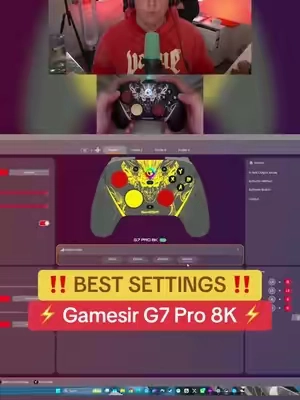 I always get asked for my GameSir settings, so I got yall #gamesirg7pro8k #controller #tiktokshopcreatorpicks #tiktokshopstockup #bigdreamsstartsmall 