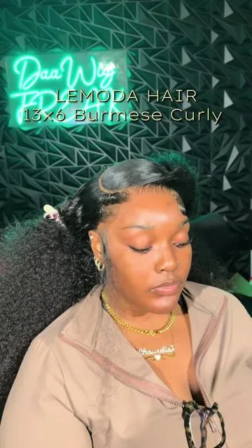 ugh i love curly unit 💋 • • • • • #lemodahair #wiginfluencer #burmesecurly 