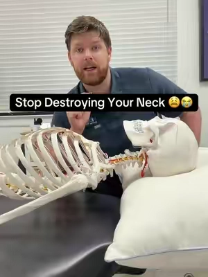 If you’re struggling with neck pain, stiffness, or headaches in the morning then you may need to address your pillow. Here’s a cervical pillow that i actually recommend that won’t break the bank. #neckpain #headache #cervicalpillow #pillow #neckpillow 