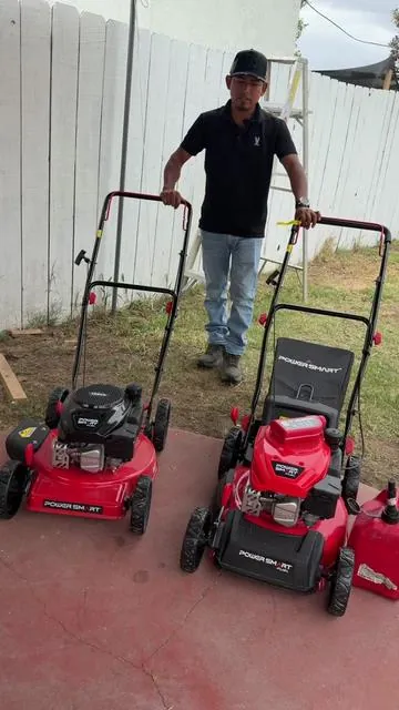 Máquina PowerSmart Lawn Mower Gas Powe súper recomendado para cortar pasto ##powersmart##lawn##gas##landscape##landscape