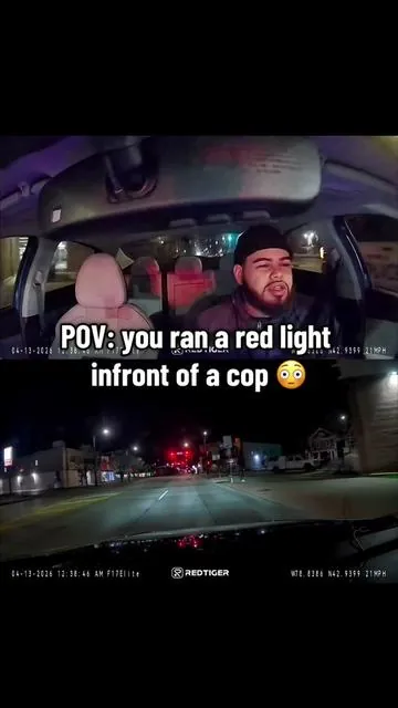 That was a close one 🫣 #cops #dashcam #relatable #funny #carsoftiktok 