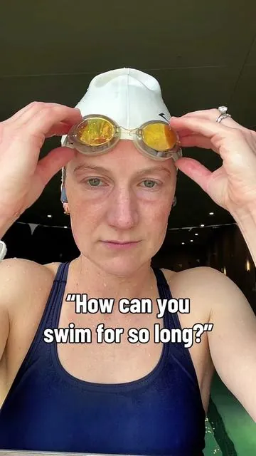 When I need to cross train during injury, these waterproof headphones are a game changer!! @SHOKZ #boneconductionheadphone #shokzopenswim #swimtok #crosstraining #runtok 
