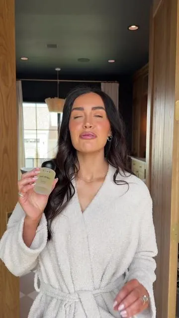 Stay Awhile is here 🖤 Our founder, and master esthetician @Bay created this fragrance to feel soft, elevated, and easy to wear. Featuring notes of pistachio, vanilla bean, and cashmere musk. We hope you love it as much as we do! Available online at dimebeautyco.com as well as our TikTok Shop! #DIME #bestsoftscents #cleanperfumes #estheticianapprovedbrands #estheticianrecommended