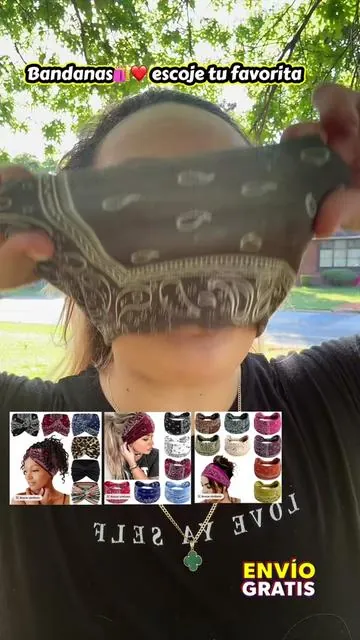 Escoge el paquete de bandanas a tu preferencia hay muchos colores y estilos al escoger ❤️🛍️#tiktokshop #paratii #bandana #bandanahairstyle #bandanas 