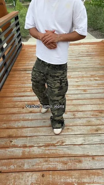 Tuff jeans #fashiontiktok #fashioninspo #jeans #camojeans #streetwear 