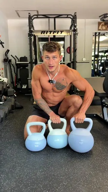 Finally some heavier weight options for the soft kettlebell 💪😁