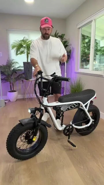 1500W power in a compact frame ⚡️ this thing hits 28 MPH and the fat tires make it feel smooth on anything… street, dirt, whatever you throw at it 😳 NFC unlock + long range just makes it that much crazier 🔥 #ebike #electricbike #fatbike #tech #tiktokshop 